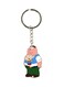 Cartoon Printed Dual Sided Keychain
