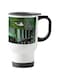 Abstract Art Printed Travel Mug Multicolour 13centimeter