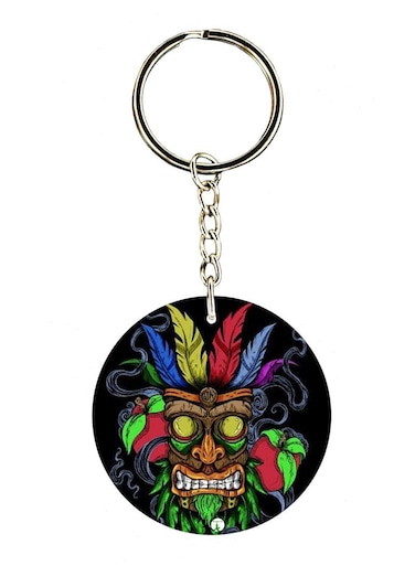 Double Sided Crash Printed Keychain