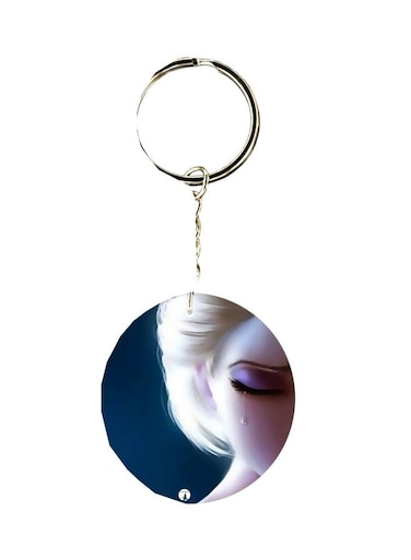 Double Sided Cartoon Printed Keychain