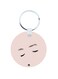 Eyes Wooden Keychain