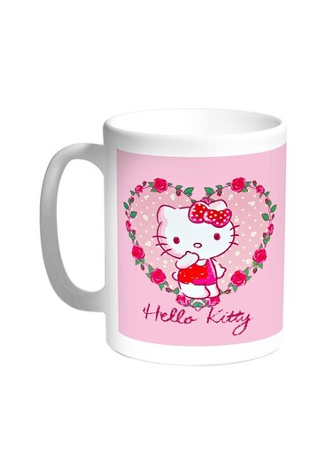 Hello Kitty Printed Coffee Mug White 11ounce