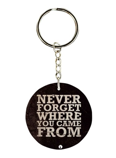English Phrases Printed Keychain