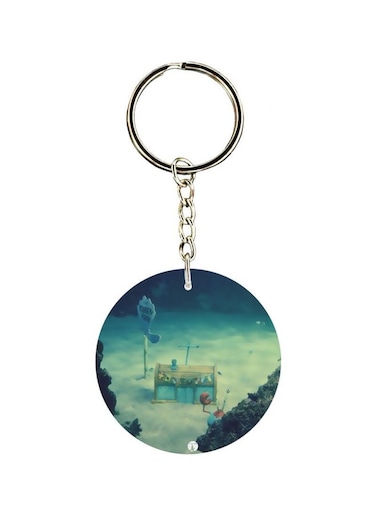 Double Sided Cartoon Printed Keychain