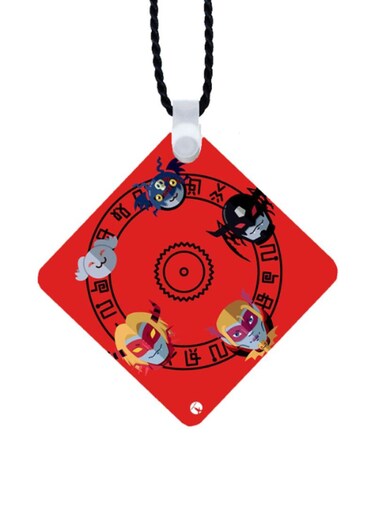 Digimon Printed Car Mirror Pendant