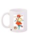 Cartoon Printed Coffee Mug White/Orange/Yellow
