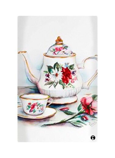 Printed Fridge Magnet Multicolour 8.5x0.4x5.5cm