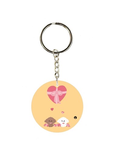 Cartoon Printed Keychain