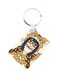 Anime Digimon Printed Keychain Orange/Yellow/Beige