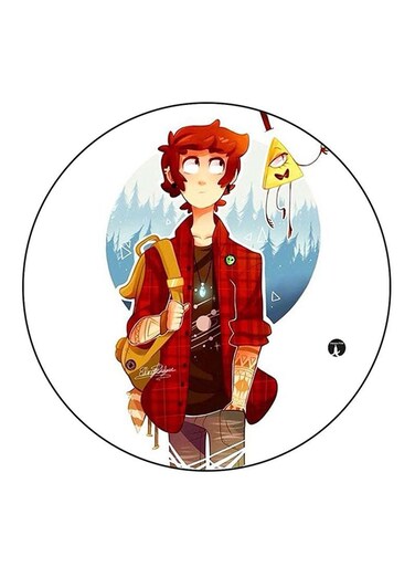 Gravity Falls Printed Fridge Magnet Multicolour