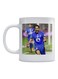 Yaser Al-Qahtani Printed Ceramic Coffee Mug White/Blue/Green 350ml