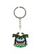 Cartoon Themed Single Sided Keychain