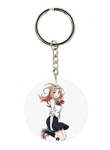 Anime Digimon Double Side Printed Keychain