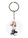 Anime Digimon Double Side Printed Keychain