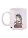 Cartoon Girl Printed Coffee Mug White/Grey/Beige 11ounce