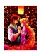 Tangled Themed Decorative Metallic Plate Red/Yellow/Green 20x15cm