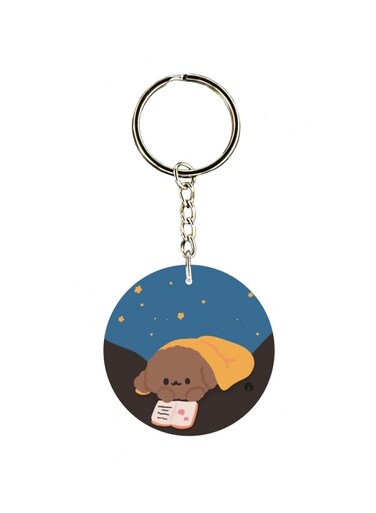 Cartoon Printed Keychain