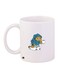 Garfield Printed Coffee Mug White/Blue/Yellow 11ounce