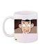 Mr. Bean Printed Coffee Mug White/Beige/Brown 11ounce