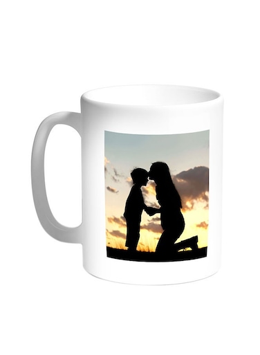 Mother And Child Printed Coffee Mug White 11ounce