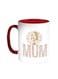 Mum Printed Coffee Mug Red/White 11ounce