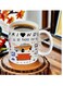 1pc Ceramic Coffee Mug with FRIENDS TV Show Design, 11 Oz, Care Instructions: Machine Wash, Wax-Coated, Reusable Multipurpose Mug for Home, Office, Restaurant - Great Birthday &amp; Holiday Gift