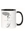 Mug Ceramic Cup 11oz, Microwave Safe, Arab Your Opinion Arabic Meme Short Quotes Office Home Coffee Mug with Attitude in black