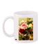 Floral Printed Coffee Mug White/Pink/Green 11ounce