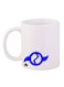 Digimon Printed Mug White/Blue 12ounce