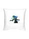 Mobile Legends Printed Decorative Cushion White/Black/Blue 16x16inch