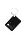 English Phrases Printed Keychain Black/White