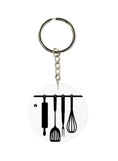 Printed Single Sided Keychain