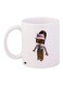Printed Coffee Mug White/Black/Pink