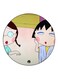 The Anime Chibi Maruko Chan Printed Fridge Magnet Beige/Green/Blue