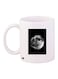 Moon Printed Coffee Mug White/Black/Grey 11ounce
