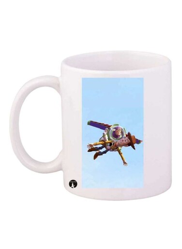 Toy Story Printed Mug White/Blue/Green Standard Size