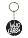 Who Cares Printed Keychain