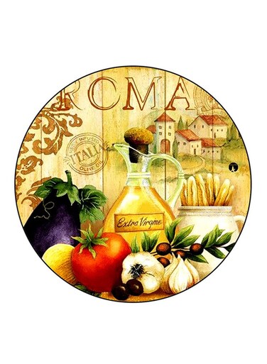 Food Printed Fridge Magnet Multicolour