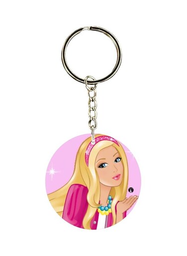 Barbie Printed Dual Sided Keychain