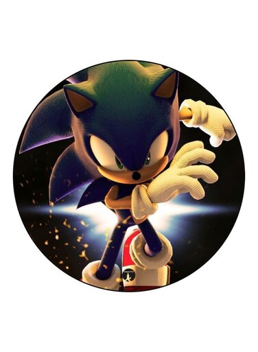 Sonic Printed Fridge Magnet Black/White/Green