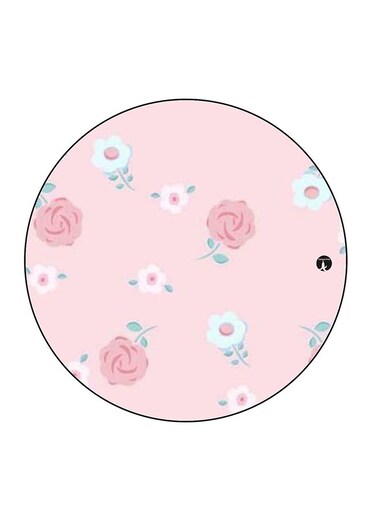 Flower Printed Fridge Magnet Multicolour 5.5 x 5.5cm