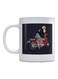 Woman Printed Ceramic Mug White/Black/Red