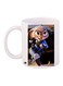 Printed Coffee Mug White/Blue/Black 11ounce