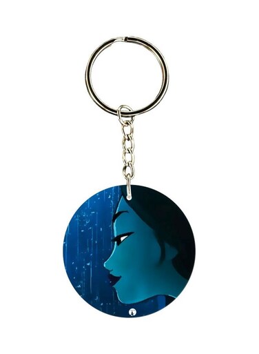 Double-Sided Cartoon Printed Keychain