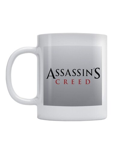 Assassin's Creed Printed Mug White/Grey/Red 350ml