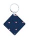 Hearts Wooden Keychain