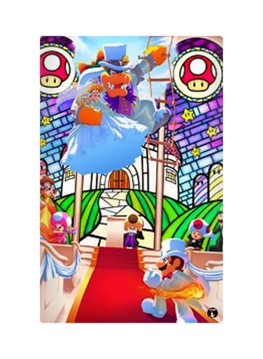 Printed Fridge Magnet Multicolour 8.5x0.4x5.5cm