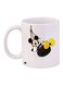 Mickey Mouse Printed Coffee Mug White/Black/Yellow