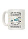 Maybe This Unicorn Will Distract You Printed Coffee Mug White