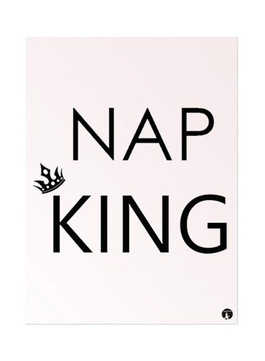 Metal Plate Of English Phrases Poster Pink/Black